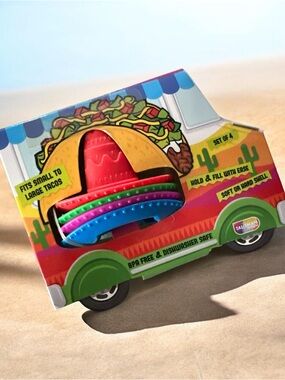 new in box Set of 4 Taco Shell holders